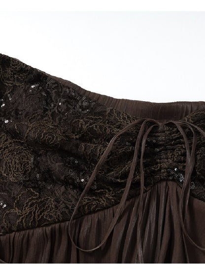 Dreamy Heiress Lace Chiffon Dress【s0000017984】