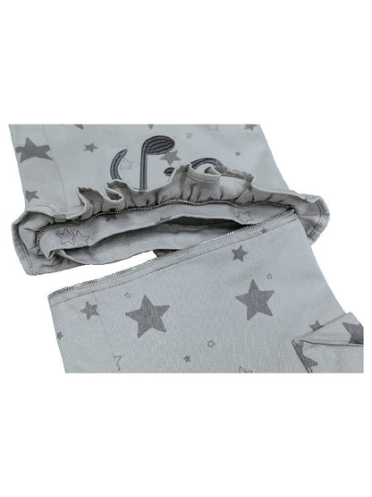 Embroidery Star Wide Leg Pants【s0000017129】