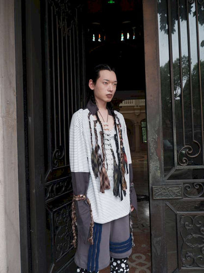 Polka Dot Fake Two Piece Trousers【s0000015151】