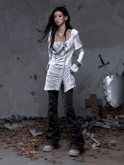 Slightly Flared Suede Casual Pants【s0000014480】