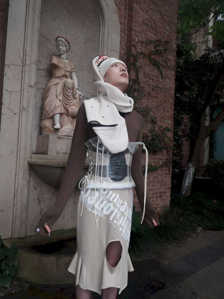 Printed Bondage Transforming Dress【s0000015143】