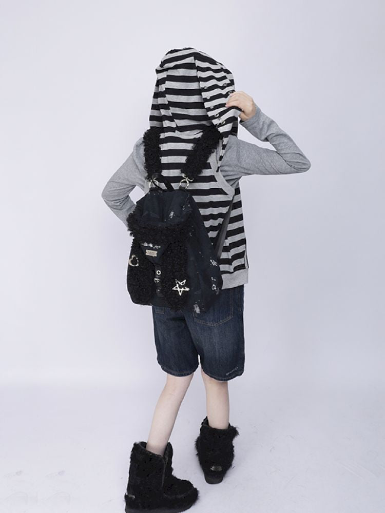 Setting rabbit ears shoulder bag 【s0000013725】