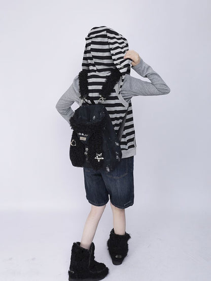 Setting rabbit ears shoulder bag 【s0000013725】