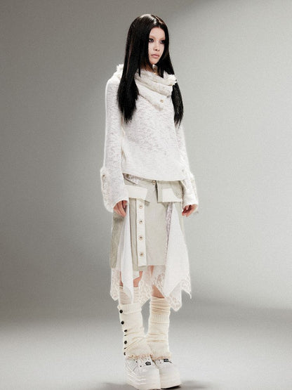 Leather Halter Long Skirt【s0000011253】