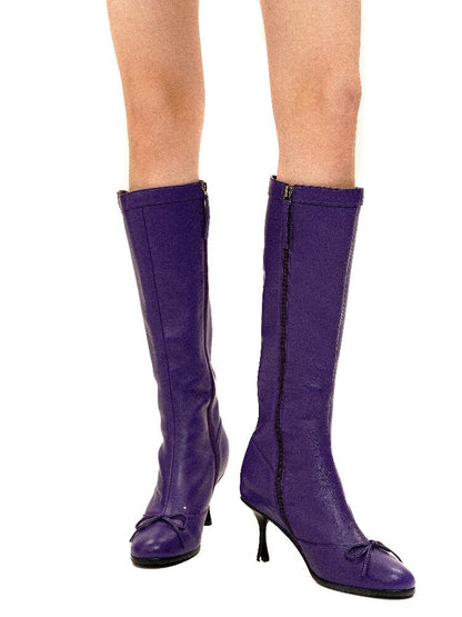 Sheepskin Ballet Stiletto Boots【s0000016129】