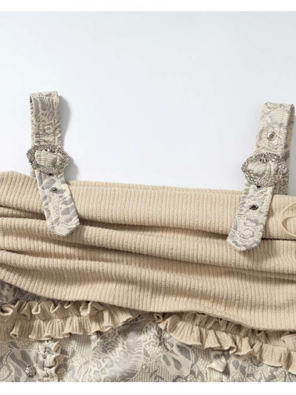 Vintage Punk Patchwork Knit Dress【s0000014651】