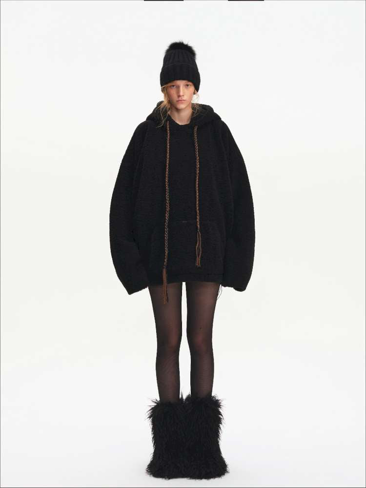 Drawstring Loose Hooded Jacket【s0000015060】