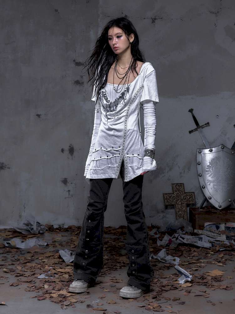 Flared Suede Casual Pants【s0000014460】