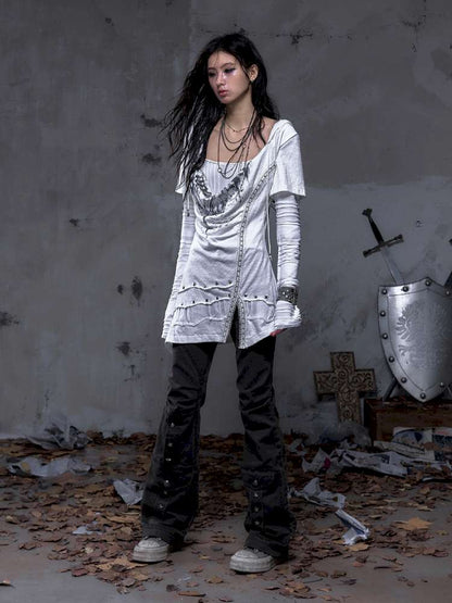 Flared Suede Casual Pants【s0000014460】