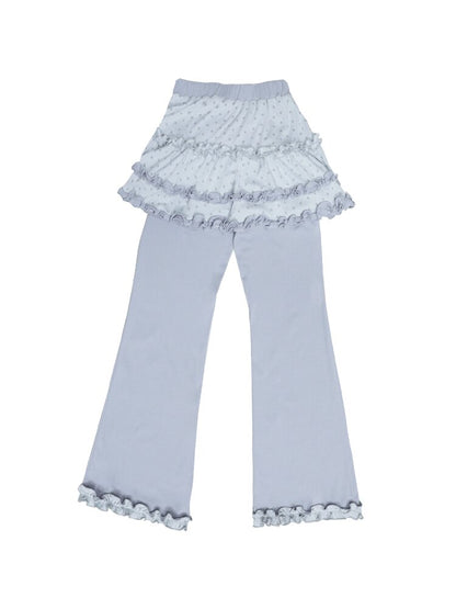 Quirky Girl Fake Two Pieces Cake Skirt Pants【s0000017472】