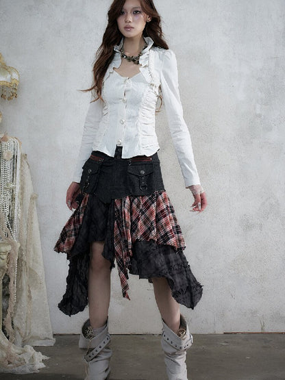 Medieval Heavy Work Lace Shirt【s0000017985】