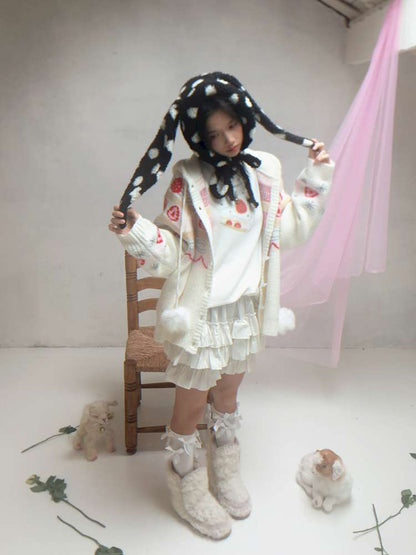 Mohair Knit Cardigan Jacket【s0000014533】