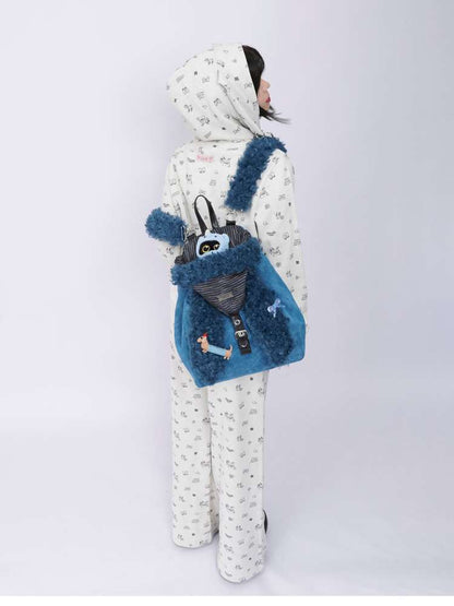 Rabbit Ears Cute Fur Crossbody School Bag【s0000014619】