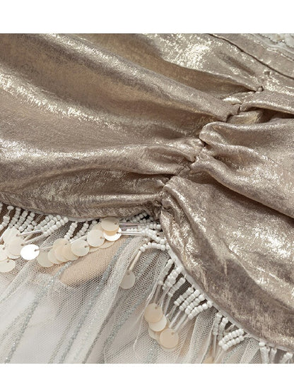 French Palace Satin Mermaid Skirt【s0000017238】