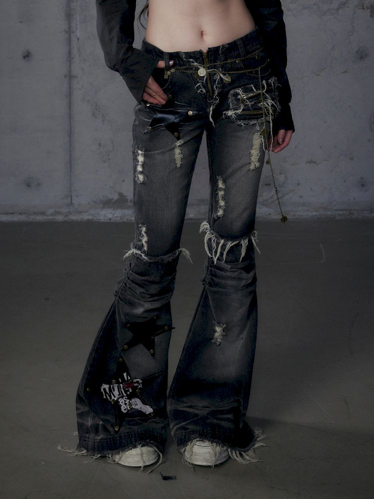 Micro Slim Washed Jeans【s0000013474】