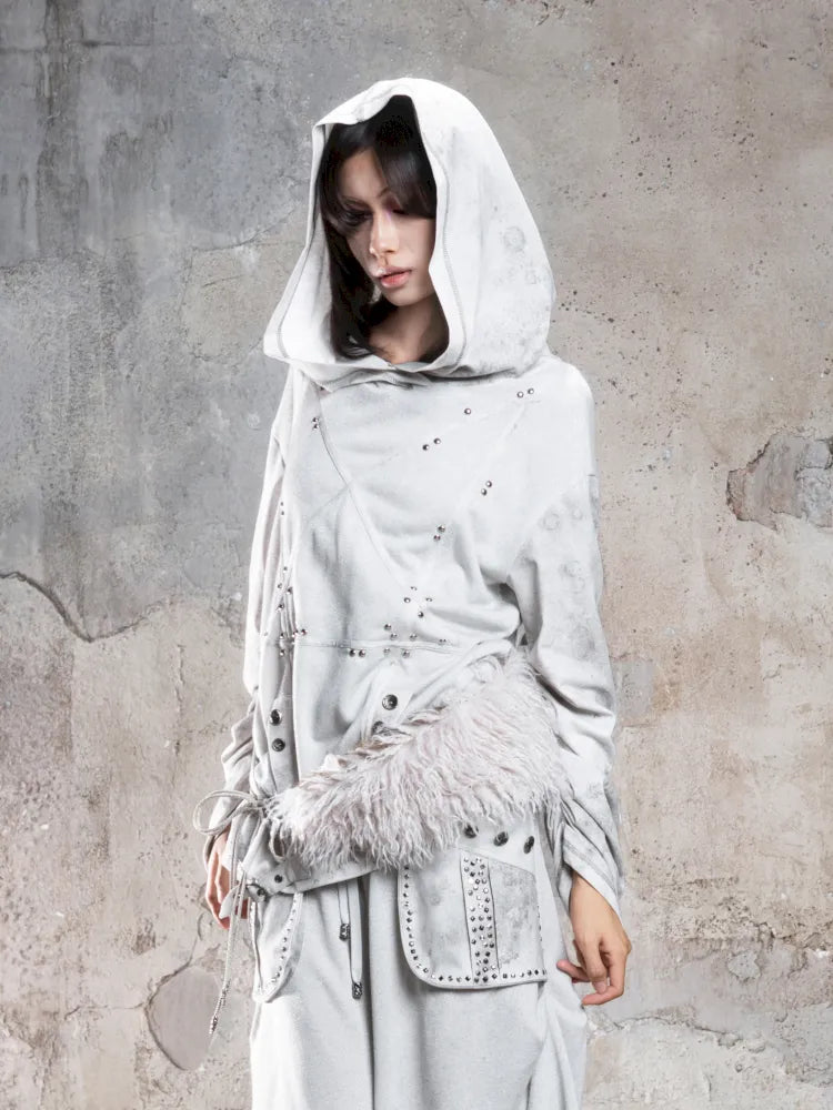 Color-Blocked Oversized Sweatshirt【s0000014135】