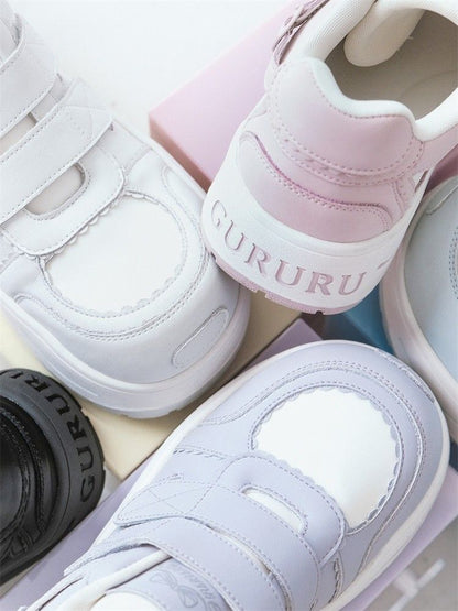 Lace-up thick-soled sneakers【s0000012963】