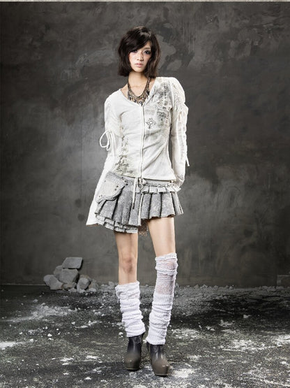 Multi-layer Pleated Short Skirt【s0000015951】