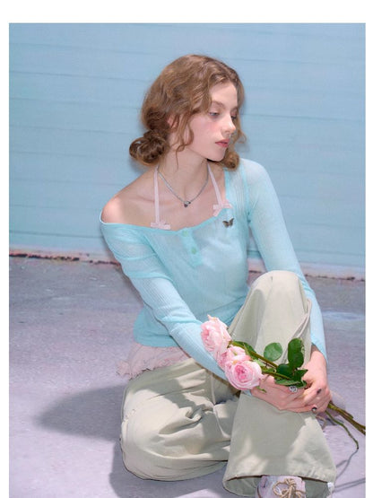 Knit Neck Vest Camisole【s0000012247】