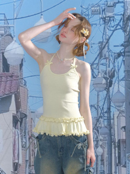 Knit Neck Vest Camisole【s0000012247】