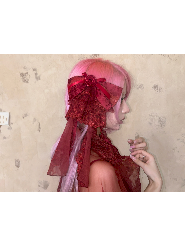 Dark Lolita Lace Mesh Sundress Dress【s0000014684】