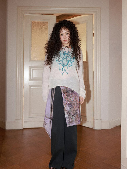 Twilight Printed Bell Bottoms【s0000015456】