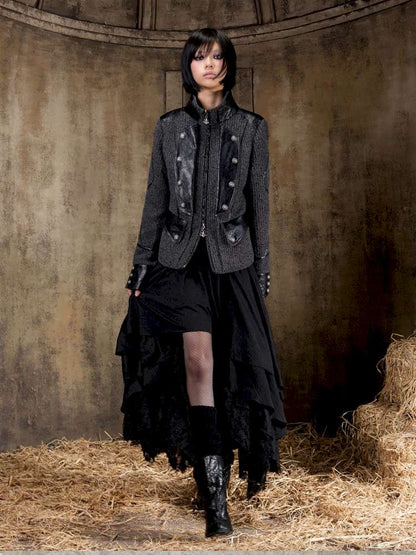Knightly Punk Vintage Jacket Top【s0000015090】