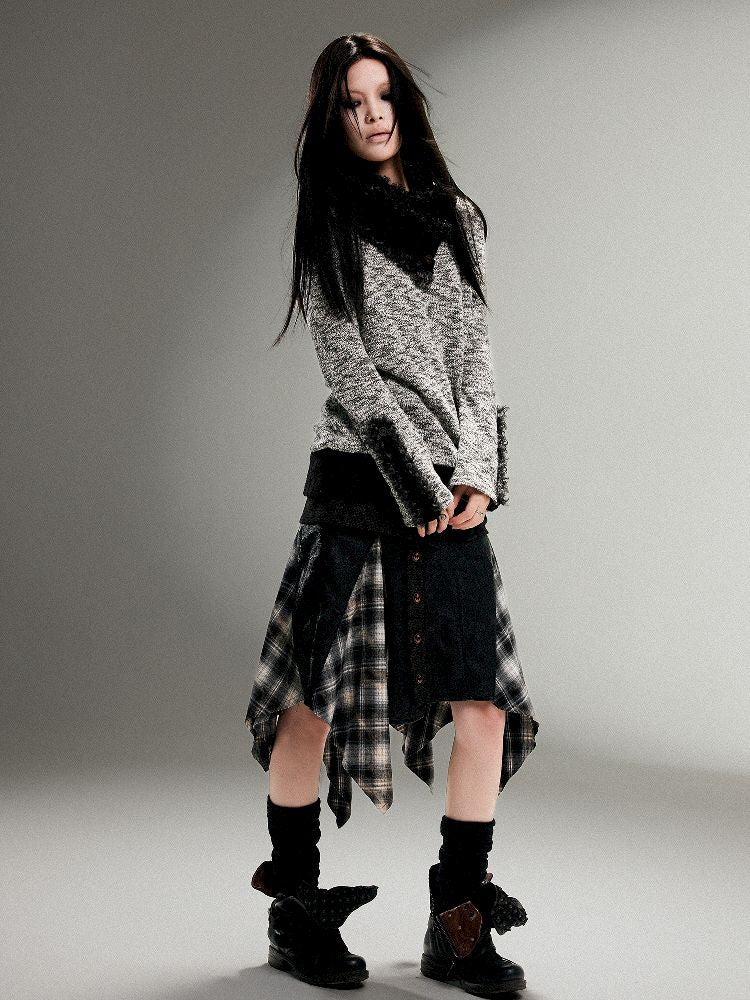 Leather Halter Long Skirt【s0000011253】