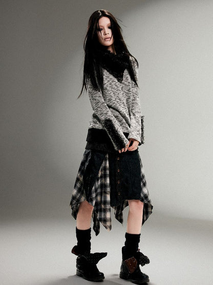 Leather Halter Long Skirt【s0000011253】