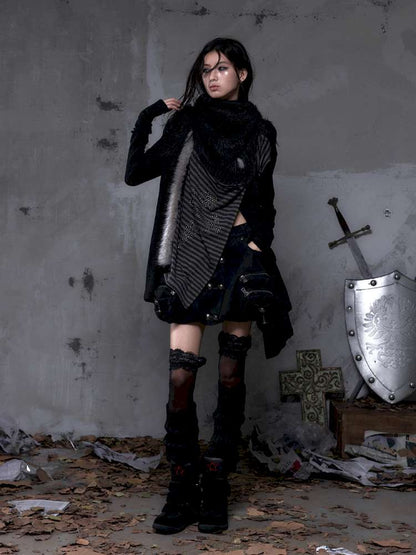 Workwear Flower Bud Skirt【s0000014463】