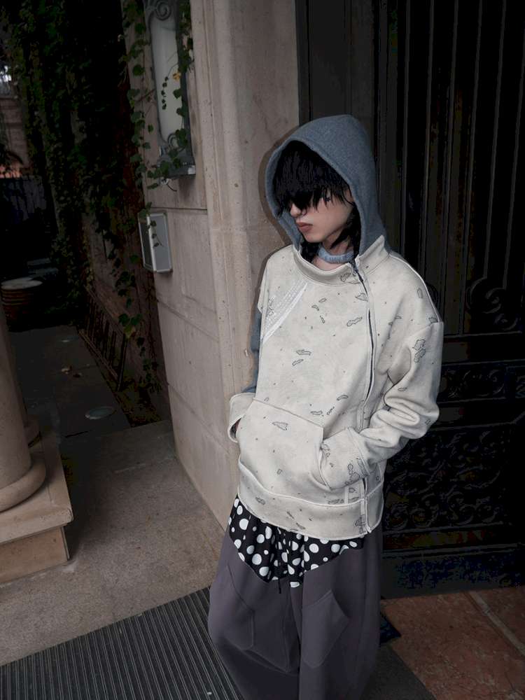 Polka Dot Paneled Wide Leg Pants【s0000015150】