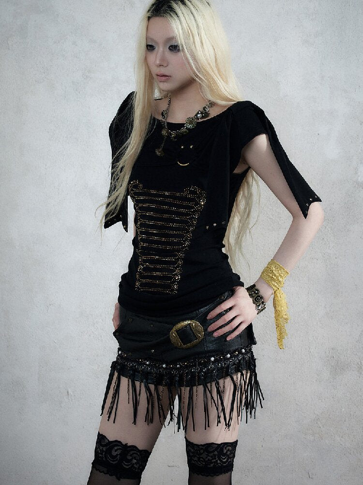 Vintage Court Knightly T-Shirt Dress【s0000017863】
