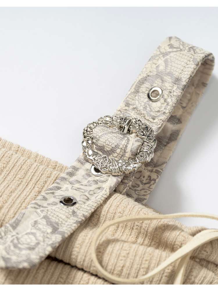 Vintage Punk Patchwork Knit Dress【s0000014651】