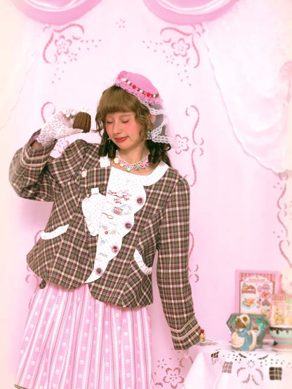 Patchwork Embroidered Tea Break Blazer【s0000014160】