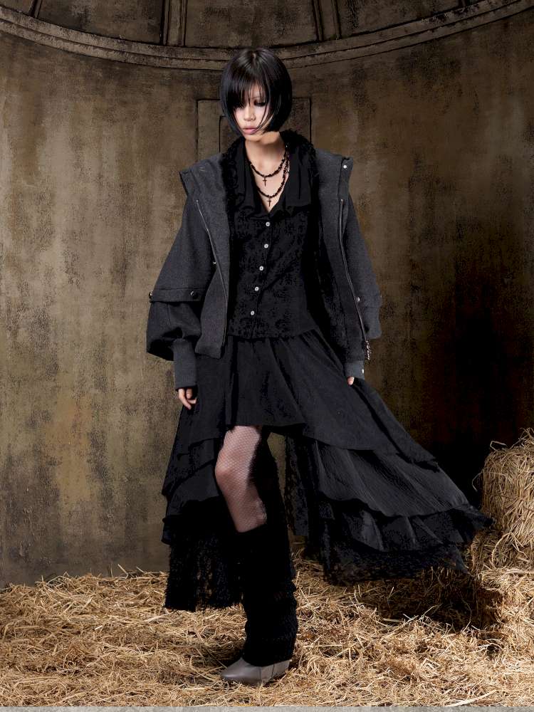 Loose Cape Punk Gothic Jacket【s0000015086】