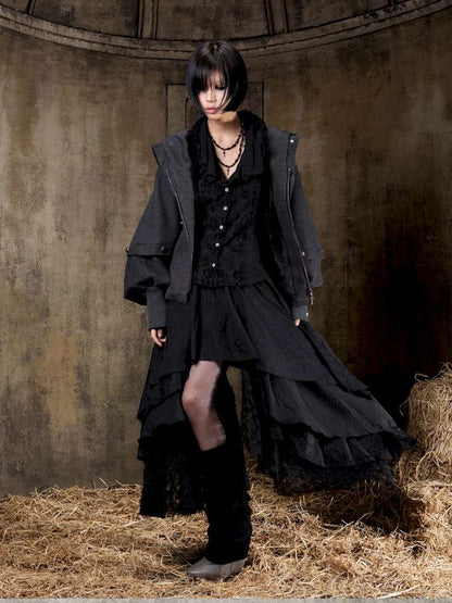 Loose Cape Punk Gothic Jacket【s0000015086】