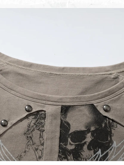 Deconstructed Print Long-Sleeve Knit Base【s0000014117】