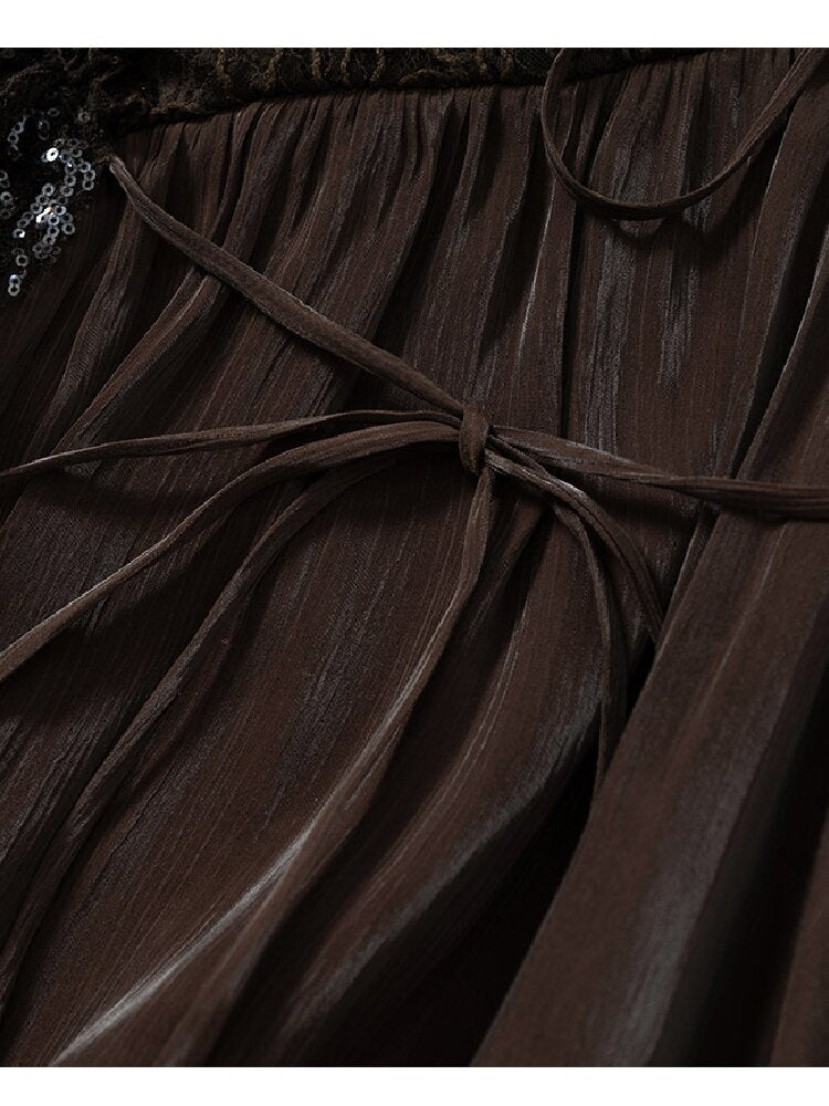 Dreamy Heiress Lace Chiffon Dress【s0000017984】