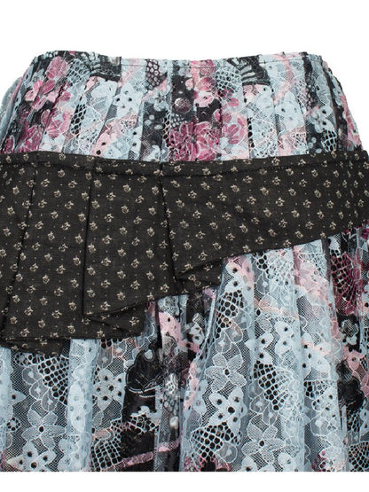 Jacquard Cross Vintage Maxi Skirt【s0000018085】