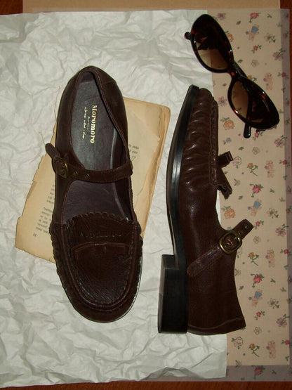 Vintage Mary Jane Loafers【s0000017904】