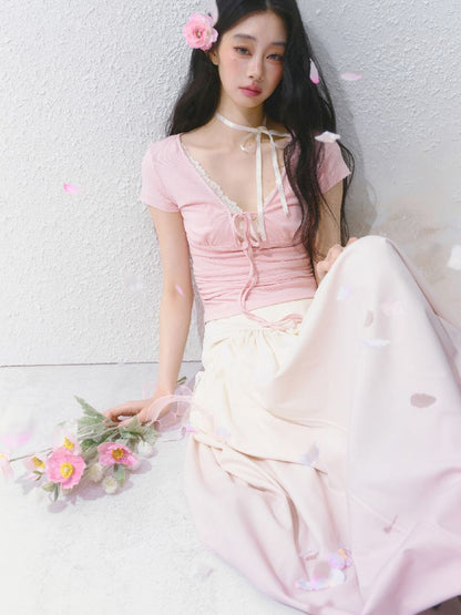 High-Waisted Half-Length Skirt【s0000012144】