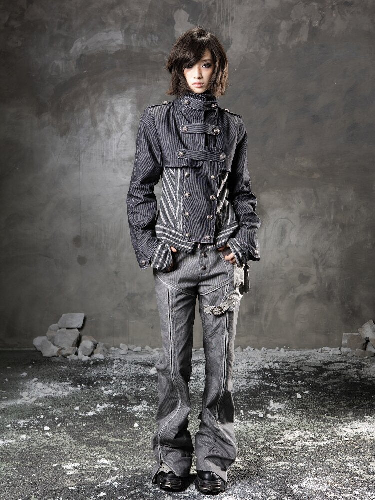Fake Two Denim Patchwork Jacket【s0000015947】