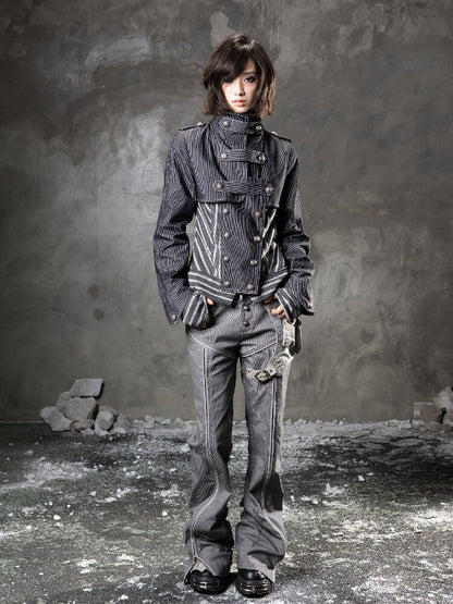 Fake Two Denim Patchwork Jacket【s0000015947】