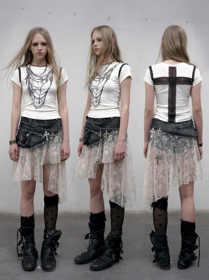 Two Wear Short Sleeve T-Shirt【s0000012619】