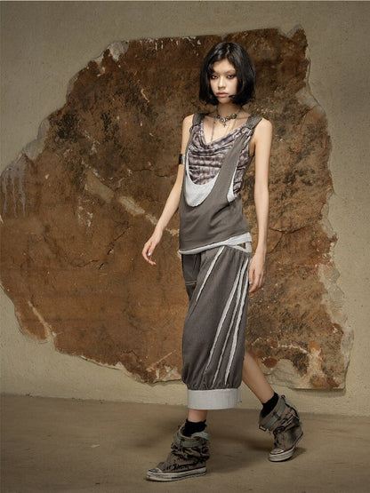 Original Irregular Sleeveless Vest Top【s0000016882】