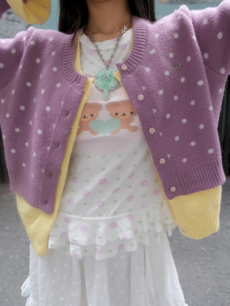 Fake Two-Piece Cardigan Sweater【s0000014169】
