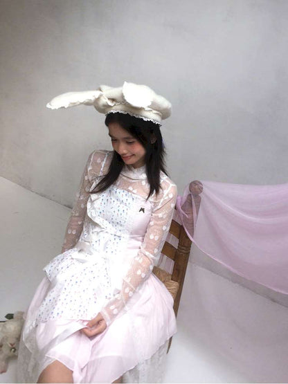 Cherry Jacquard High-Neck Base Shirt【s0000014937】