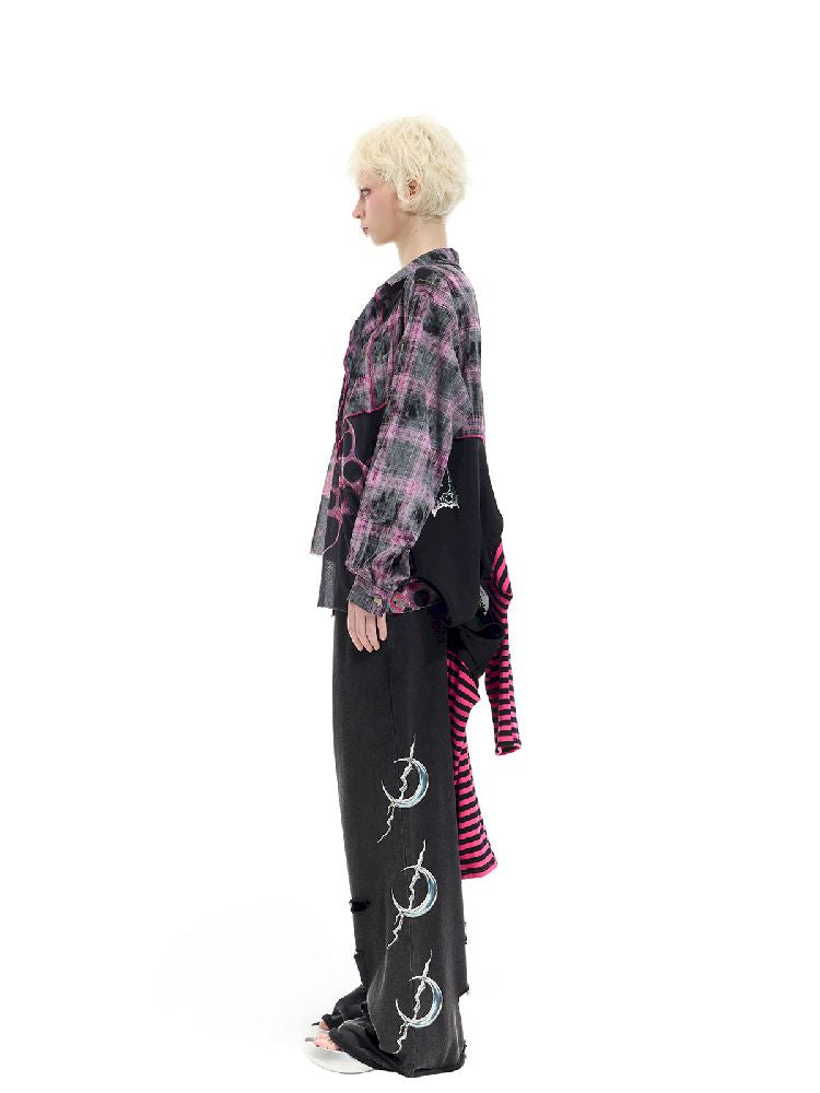 Patchwork Mesh Spice Dress【s0000012065】