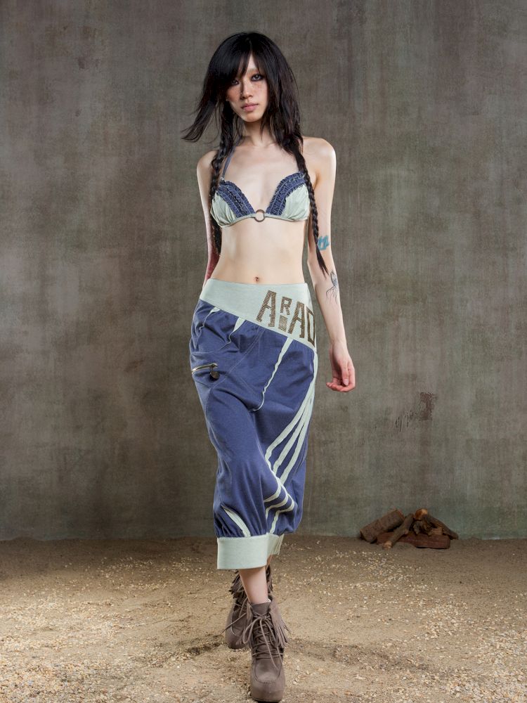 Drawstring Crash Ruffle Bikini【s0000012659】