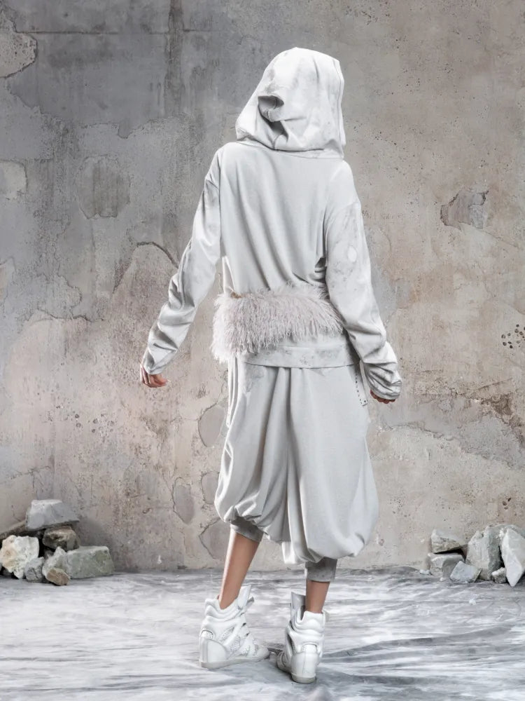 Color-Blocked Oversized Sweatshirt【s0000014135】